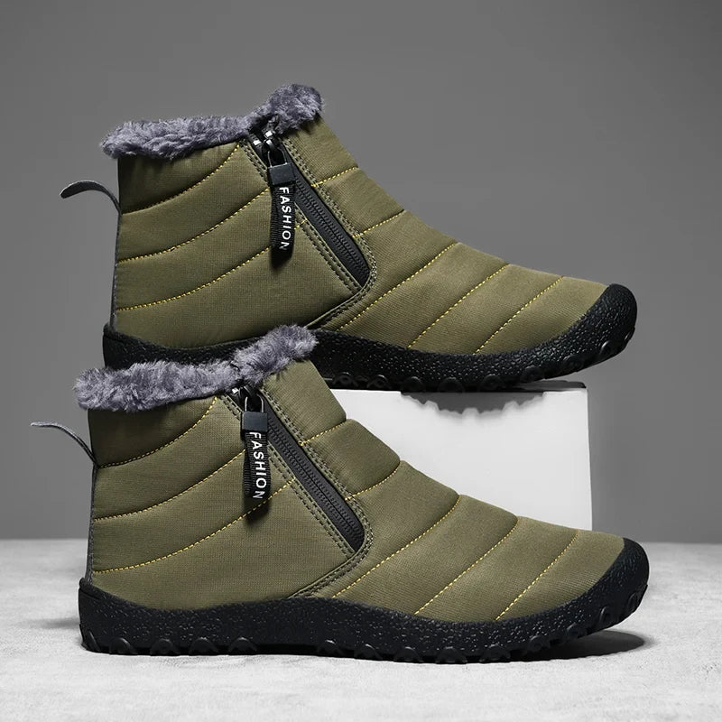 Ventisca - II - Las botas de invierno con cremallera para pies anchos