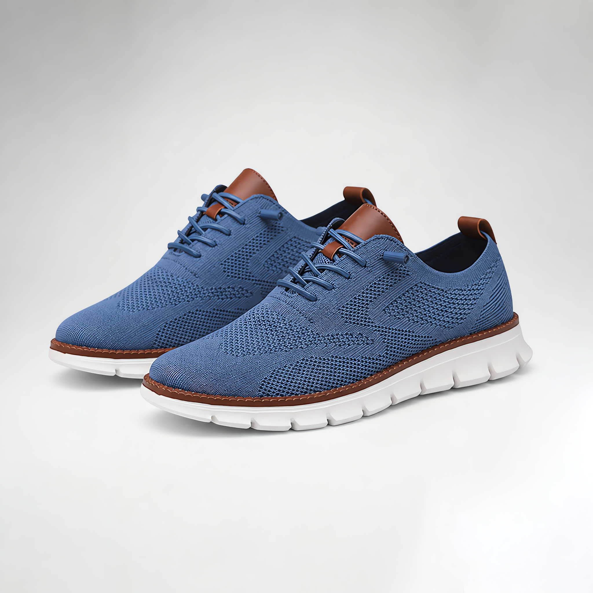 Zapato de punto Navarros azul