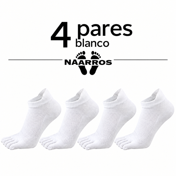 Calcetines de dedos · Pack 4 pares