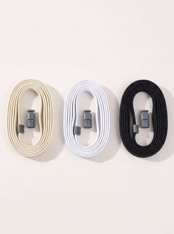 Cordones elásticos con cierre a presión