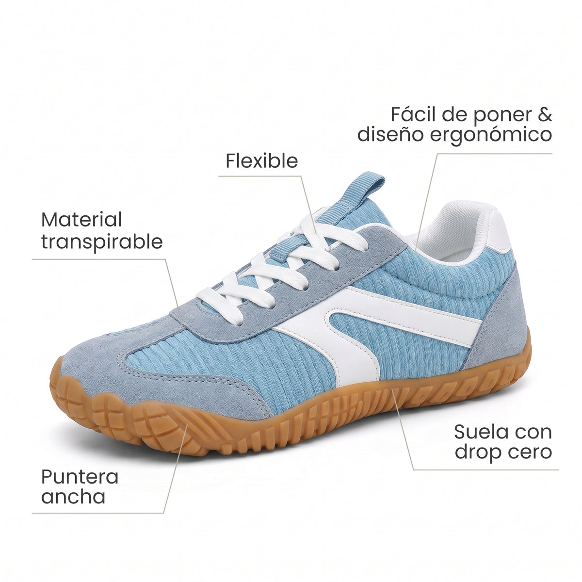 Rambla – Las zapatillas barefoot para pies anchos