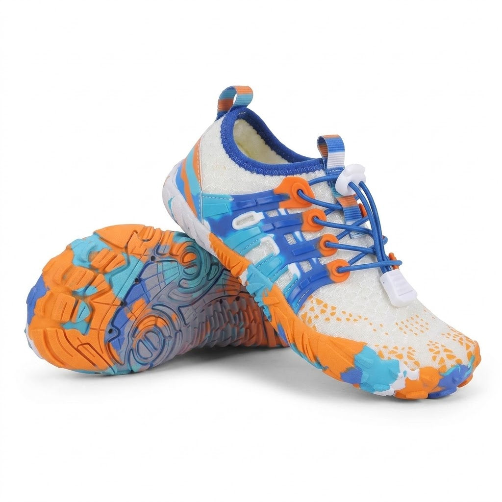 Ola Kids Blanco/Azul - par con suela