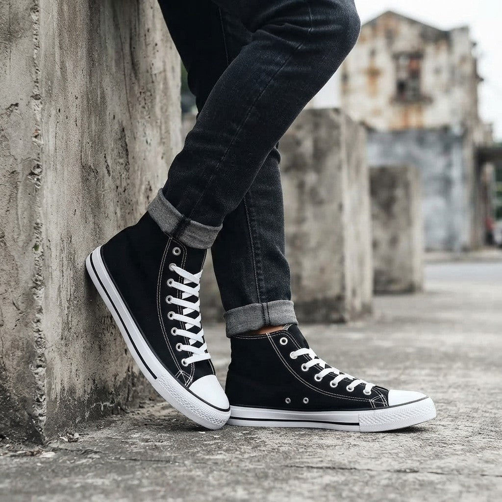 Calle Alta – Las botas de lona para pies anchos