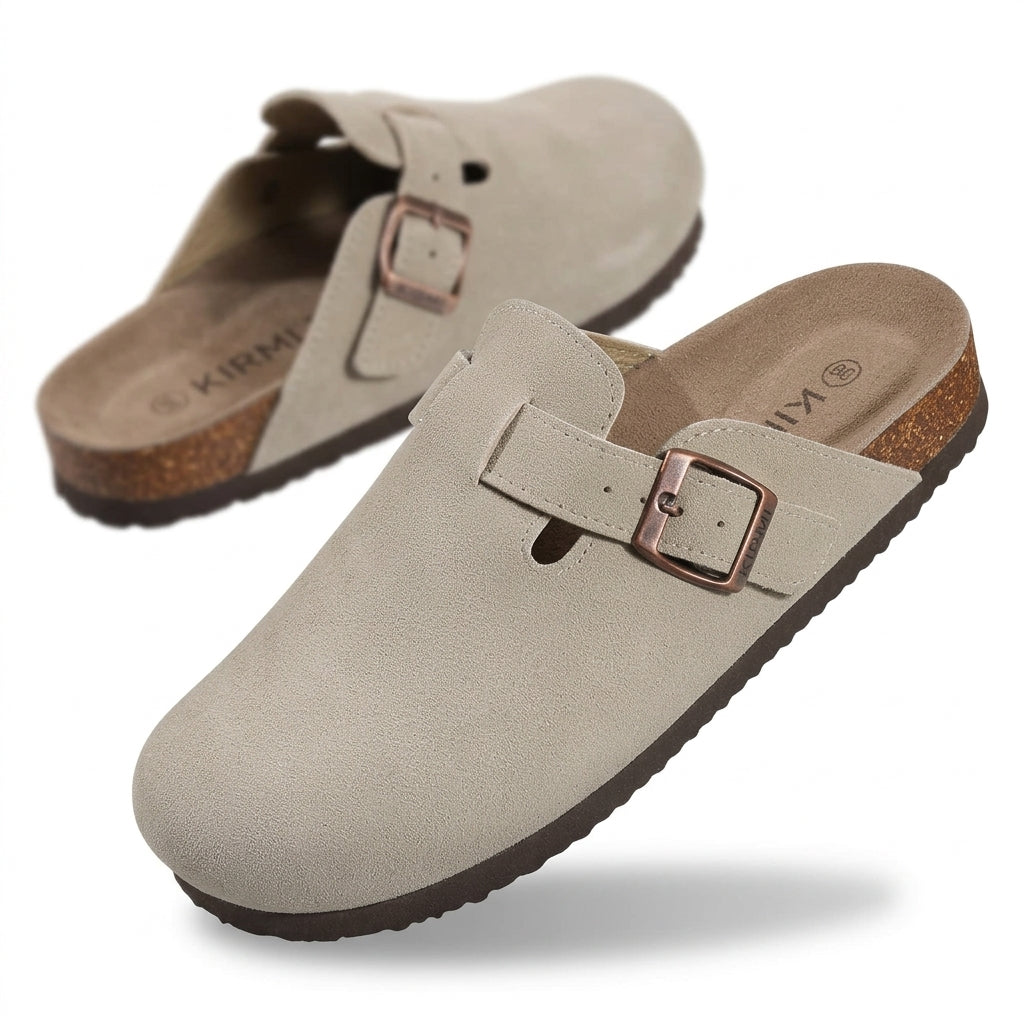 Patio Pantuflas Gris - par