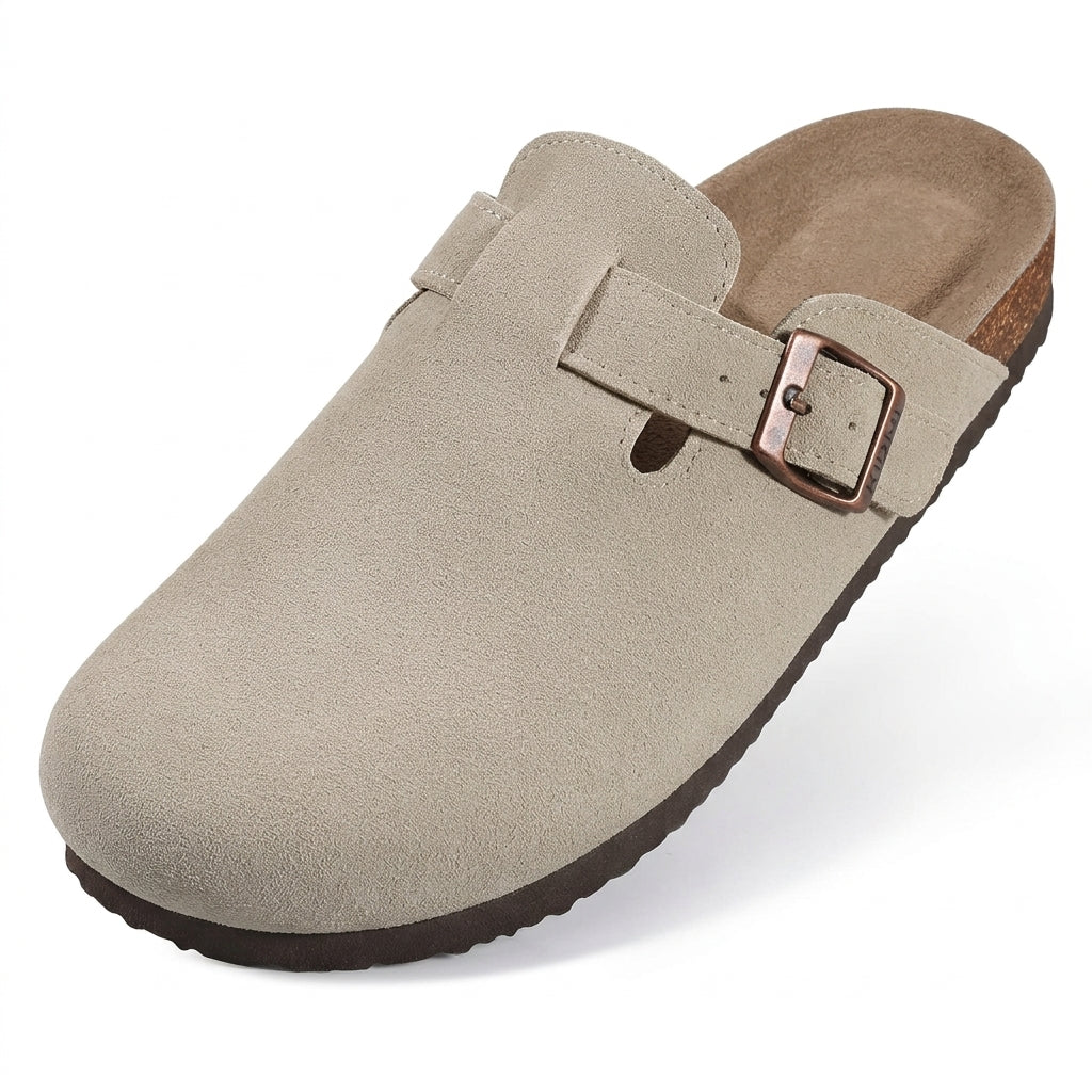 Patio Pantuflas Gris - frontal