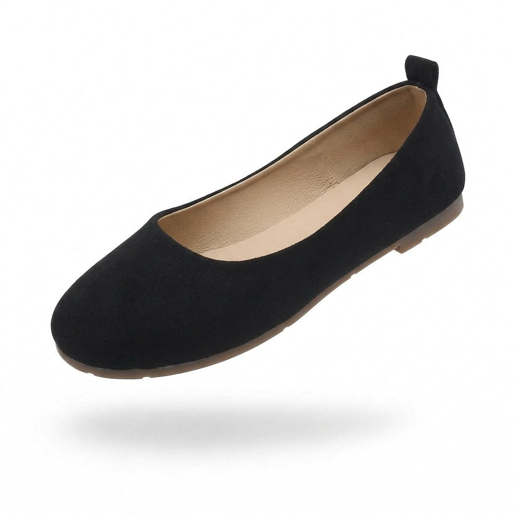 Ribera, bailarina plana negra